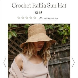 Jenni Kayne Crochet Raffia Sun Hat 